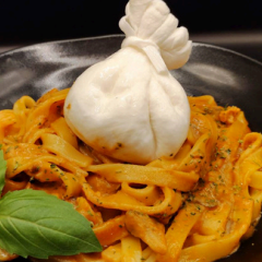 Homemade Burrata Cheese Bolognese (order from Pizza & Pasta)