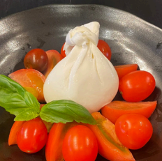 Burrata cheese caprese made in-house!