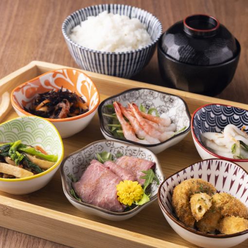 Lunch only! Obanzai set meal 950 yen (tax included)