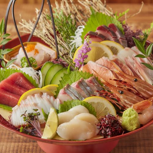 Tsumamu's famous sashimi assortment of 7 kinds, 1 portion