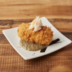 Crab cream croquette for adults (crab miso)