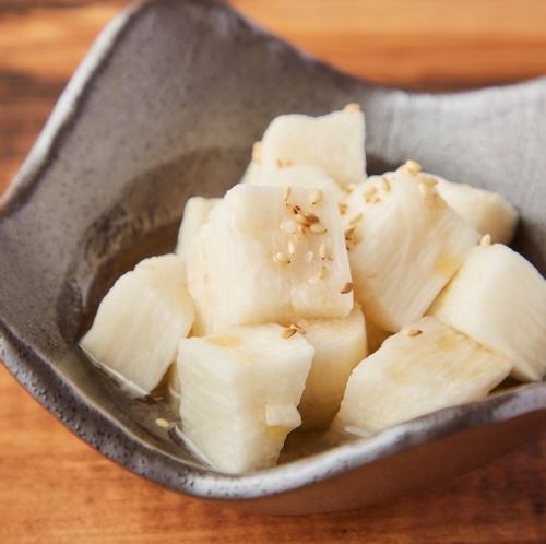 Hakata Vinegared Offal/Yam Namul/Spicy Lotus Root