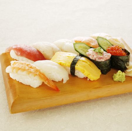 10 pieces of chef's choice nigiri