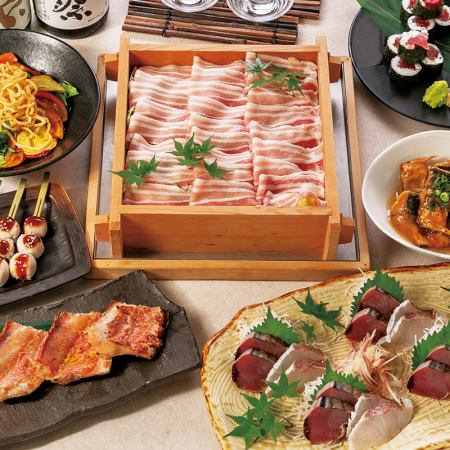 【いちおし】秋を感じる食材を取り揃えた～豚の蒸篭蒸しのコース4,990円（税込）※2h飲放題