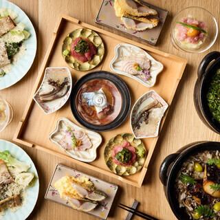 Tuna and mackerel.90-minute all-you-can-drink course with 11 dishes