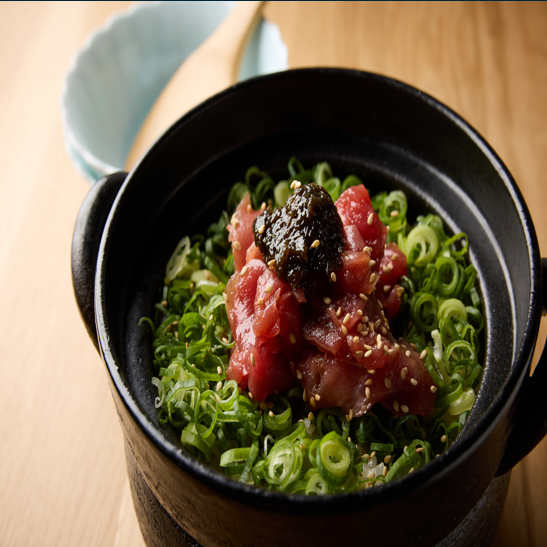 本まぐろ中落ち 海苔バター 九条ネギ