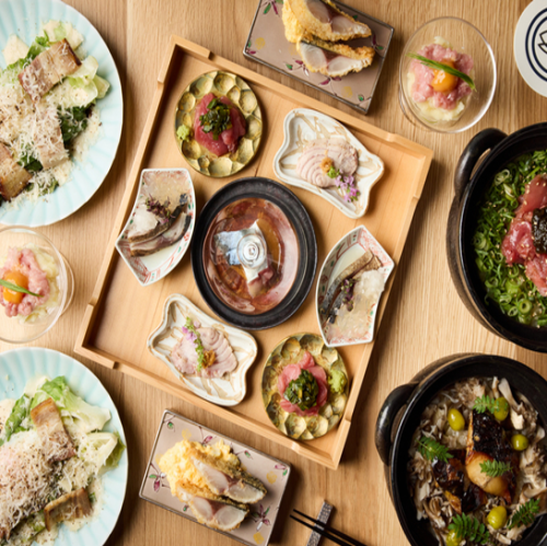 まぐろとさば。全11品おまかせコース