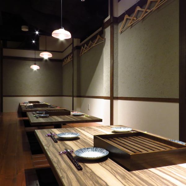 We accept reservations for large and small banquets! It is a calm space where you can relax by digging ♪