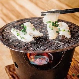 Grilled Fugu Top Grade Kalbi & Rare Offal Large 6-Piece Plate