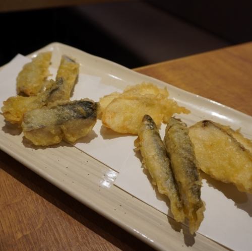 夏の訪れ!夏魚天ぷら盛り