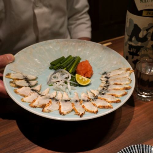 兩種厚切生魚片拼盤
