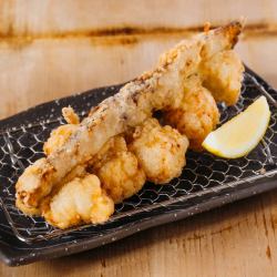 The best fried chicken ever! Soft fried wild puffer fish