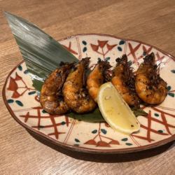 香ばし醤油のガーリックシュリンプ