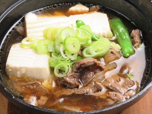 Warm flavored meat tofu