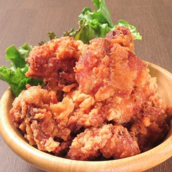 Homemade double-sized fried chicken