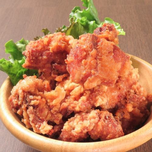 Homemade double-sized fried chicken