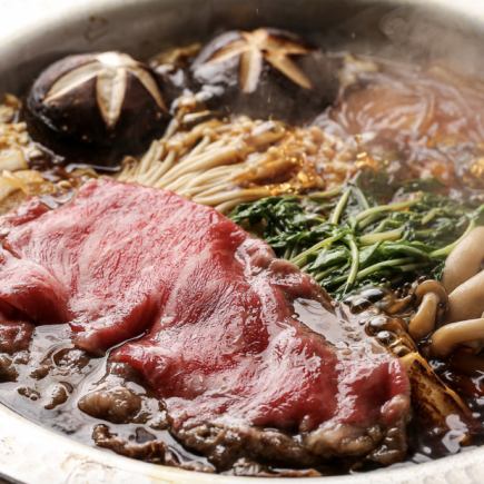 【特別な日に】《串カツ×刺身×すき焼き》全13品3時間飲み放題付6000円！