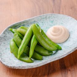 스냅 완두콩의 끓여 ~ 명태 마요 ~