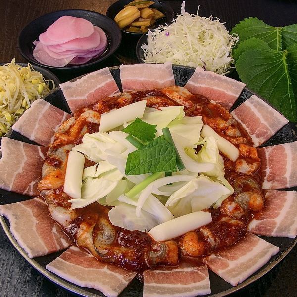 章魚五花肉(章魚+五花肉)