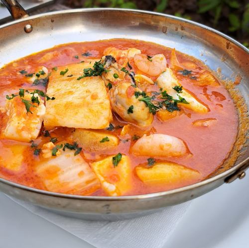 [12月-1月] Zuppa di Pesce ～辣味海鮮番茄湯～（配飯）