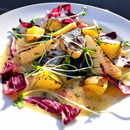 【3月】　春鰆と新じゃが、筍のオーブン焼き ～白味噌香る白ワインバターソース~ (ライス付き)