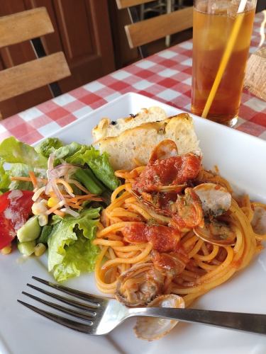 pasta lunch plate