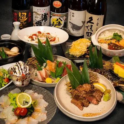 【夏限定】《風涼みの旬宴コース》 全9品 3時間飲み放題付き 4,500円 ※金土祝前日2H制