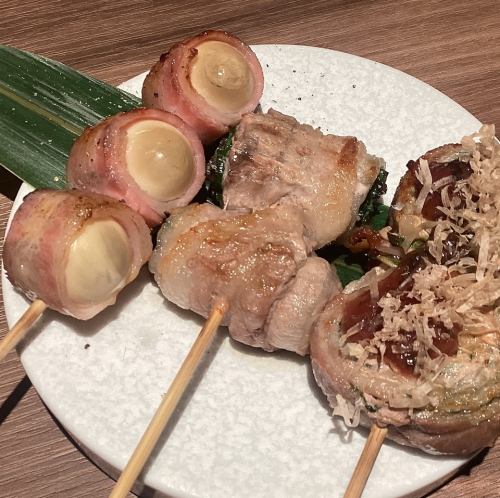 肉巻き3種