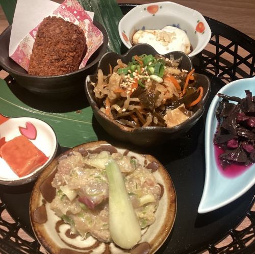 観光におすすめ◎【沖縄食材６種盛り】