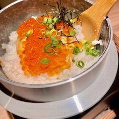 搭配精選食材:魚沼越光釜飯