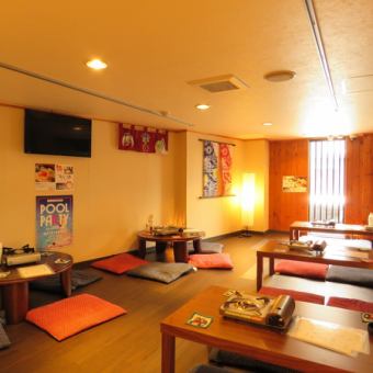 Up to 25 people can be reserved for the small part only.Please contact us for the minimum number of people ♪