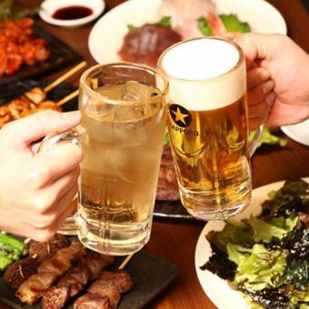 [2 hours all-you-can-drink included] Very popular!! Beef, pork, and local vegetable shabu-shabu course (7 dishes in total)