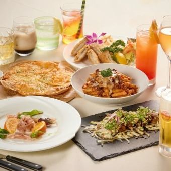 1番人気♪【ベーシックプラン】ローストビーフ付き♪＆120分飲み放題 5,500円