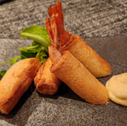 エビフライ改2本