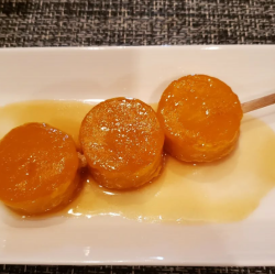 もちもちかぼちゃ団子串
