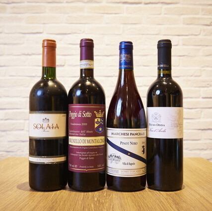 常時100本以上のワイン☆