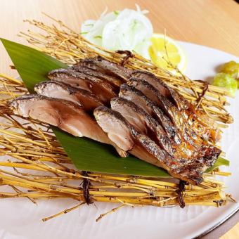 トロ〆サバの藁焼き