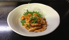 Chicken fillet with gochujang sauce