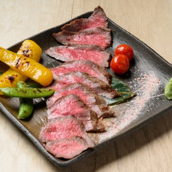 上州和牛の網焼き