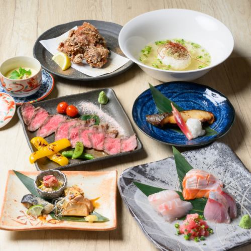 【旬を贅沢に】厳選食材にひと手間加えた至高の創作和食