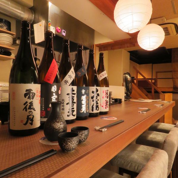 If you want to drink moistly, at the counter seat.The food you eat with fresh ingredients in front of you is exceptional! We will answer the name of the fish, how to eat it deliciously, and the sake that goes well with the food!