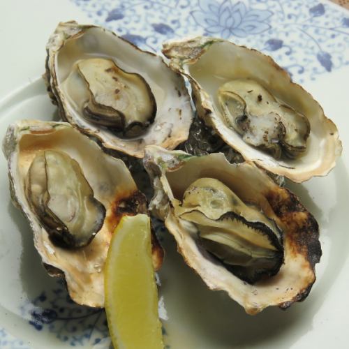Grilled oysters from Hiroshima