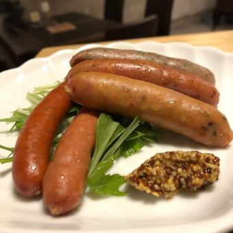 5 kinds of grilled wiener