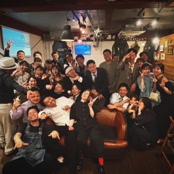 【新郎新娘免费】婚礼后派对套餐★ 3000日元（含税），包含2小时无限畅饮