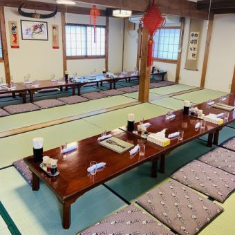 [Spa (large)] 2nd floor.There are 3 rooms, large and small, and can also be reserved.※ The basics will be available at the banquet.