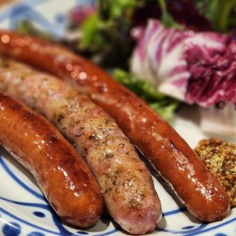 Assorted sausage