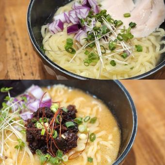 〆ラーメン(みそorしお)