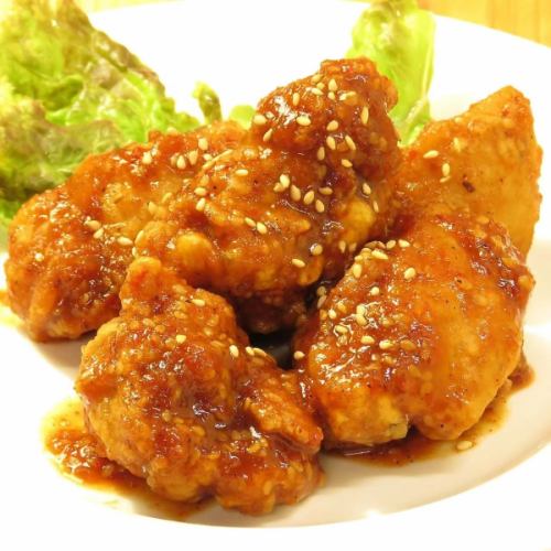 Korean specialty !! Yangnyeom chicken