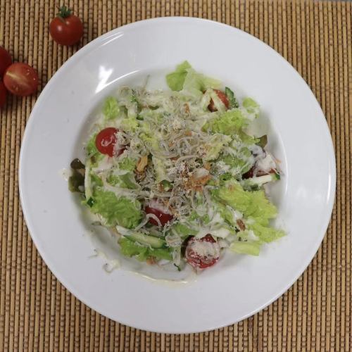 Hiroshima Chirimen nose Chirimen Caesar Salad