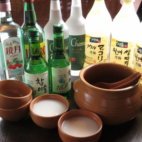 [All you can drink makgeolli!] Boasting all-you-can-drink course is popular